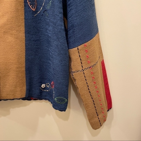 Koret City Blues Vintage Embroidered Jacket Grandmacore Y2K - Picture 6 of 10